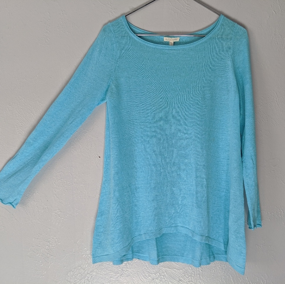 Eileen Fisher lightweight linen sweater
